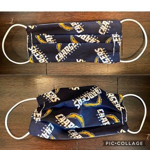 Chargers football face mask